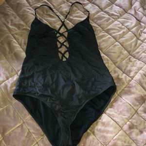 Black one piece
